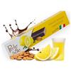 Perle di Sole - Torrone Morbido Fondente al Gusto di Limoncello, 150 gr. - Torrone Artigianale Italiano con Mandorle e Ricopertura di Cioccolato Fondente - Made in Italy