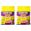 Ma-Fra Foam Pad, Spugna Auto a Celle Strette per Applicazione di Polish, Cere, Sigillanti e Dressing, Ideale per Il Trattamento di Superfici in Gomma, Plastica, Vinile e Pelle, Confezione da 4 Pezzi
