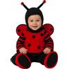 FIESTAS GUIRCA | Costume di Coccinella Baby (18-24 Mesi) - Ali, Cappuccio, Tuta e Piedi - Costumi Infantili per Carnevale, Halloween e Feste in Maschera - Ideale per Bebè Unisex - Nero e Rosso