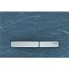Geberit, Placca di comando Sigma50 115.788.JM.2, per risciacquo a 2 quantità, colore cromo ardesia mustang 115788JM2