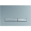 Geberit Plaque de fixation Geberit Sigma50 pour rinçage à 2 quantités, 115.788.GH.2, 115.788.GH.2, Colorazione: Cromato spazzolato