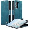 Monweicz Cover Compatibile con Samsung Galaxy ZFOLD6, Custodia Portafoglio con Slot per Scheda, Protezione Completa Premium in Pelle PU, Flip Libro Magnetica Samsung Galaxy ZFOLD6, Blu-verde