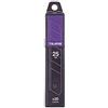 Tajima Razar Black cutter blade (Lama di ricambio per cutter, 25 mm, set di 20 lame, lame per cutter) CB65RB-20H