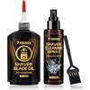Allisway Set Olio per Rasoio Elettrico e Pulitore per Testine dei Rasois, Olio per Rasoio Elettrico, olios rasoio Elettricos, Rimuove Efficacemente i Residui, Prolunga la Durata, 120 ml