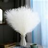 TILONKJ 30 pezzi Pampas Decorative, 55cm Pampas Decorative Alte, Piume Decorative per Vaso, Piume Decorative Lunghe, Per Matrimonio, Soggiorno, Arredamento Boho, Casa (Bianco)