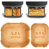 MOLIMOLI 120 pezzi di carta da forno Airfryer per serie Ninja CRISPi, 3.8L e 1.4L FN101EUGY, FN101EUST, FN101EUSG