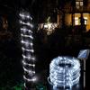 cuzile Luci solari Catene luminose Stringa LED Impermeabile IP65 da 7 metri con Livello di Luminosità 50 per Uso Interno ed Esterno per Decorazioni Festive e Natale rosso (bianca)