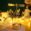 4EVERHOPE Regali per la Festa della Mamma: portacandele girevole, portacandela a carosello rotante, regalo di compleanno originale per donne, mamma, sorella, Natale, San Valentino (Carousel)
