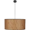 Zarivy Ciondolo 3xE27 di design pergamena/nero, dimensioni 60x60 cm, ideale per illuminare spazi e aggiungere stile.