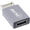 InLine® Adattatore USB 3.2, interno USB E pannello frontale maschio a presa USB-C