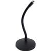 Keepdrum SH01 BK Supporto da tavolo per microfono con collo di cigno