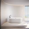 Parama Vasca da bagno freestanding 170cm scanalata in acrilico bianco lucido | Iris