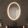 Parama Specchio led ovale 60x80 cm touch screen luce calda/fredda | Leaf
