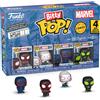 Cartemagic Funko Pop Spider Man Miles Morales 4 pack Bitty Pop 2,5cm