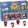 Cartemagic Funko Pop Spider Man Parker Split 4 pack Bitty Pop 2,5cm