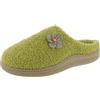 de fonseca Ciabatte Donna Invernali Chiuse, Teddy con Fiore, in Microfibra, Suola in TPR Rinfirzata, Ciabatta da Casa
