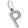 LES FOLIES DI PAOLA GRIECO Charm Lettera P Iniziale Nome Ciondolo Pendente in argento 925 - Les Folies per Pandora