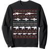 BCC Santa's Christmas Shirts & Jolly Gif Pistola diritti 2° emendamento Pistole Ugly Natale Maglione Felpa