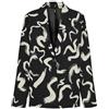 ONLY Onlnova Life Vis L/S Pimo Blazer, Black/AOP:592 Charm Boho, L Donna