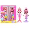 Pets Alive Magic Swimming Mermaid 2 Pack (Sea Star & Coral) by ZURU - Bambola sirena robotica per il gioco in acqua, nuota automaticamente, 16.3 cm
