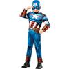 Rubie's Costume Capitan America Deluxe Marvel Avengers Bambini (640833-L)