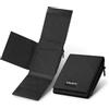 VULKIT Portafoglio da uomo con blocco RFID, minimalista, multipiega, leggero, per oltre 20 carte, contanti, banconote, nero, Minimalista