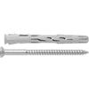 INDEX A PERFECT FIXING Index TNUXA08100 - T-nux a - tappi 50 pack universali, ad alte prestazioni, a testa svasata, in scatola (nylon, 8 x 100 mm)