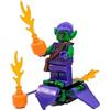LEGO Supereroi Marvel: Minifigura Goblin Verde con Aliante e Bombe Zucca