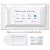 G.V.SHOP® 10pz Test Alcol Salivare Rapido: Strisce Monouso per Screening Personale, Prevenzione Alcol, Risultati in 2 Minuti, Sicure e Affidabili, Perfette per Eventi e Guida (10pz)