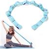 DEHUB Cintura di Resistenza Elastica, Ceinture Elastiche Fitness con 11 Loops,Yoga Stretching Cintura per Bambini e Adulti-Bande Fitness per Pilates,Stretching,Fitness,Danza e Allenamento.
