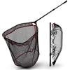Paradox Fishing Retino gommato, 1,7 m, stabile per luccio e luccioperca, retino telescopico pieghevole e delicato sui pesci, grande retino per pesci predatori e pesci spinning