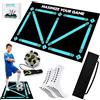 ARTLIVE Soccer Mastery Skills - Tappetino per allenamento calcistico XL, 90 x 60 cm, con cintura da allenamento, controllo della palla e antistress, compatibile con app FPRO, regalo di compleanno per ragazzi