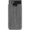 Adore June Business Custodia Compatibile con Galaxy Note 20 Ultra, Materiale Caratteristico con Display di Pulizia Effetto, Grigio/Nero
