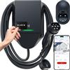 ELECQ Wallbox 11kW Trifase con App & RFID | Gestione del carico & Ricarica Solare (Richiede Power Monitor) | WiFi OCPP | Tipo 2 Cavo 5M | Stazione di Ricarica Auto Elettriche casa | Conforme GSE