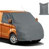 ZWPARTS Copertura del Parabrezza Auto Personalizzato per Ford Transit Custom, Blocca i Raggi UV, 420D Tessuto Oxford Copertura Auto Resistente Alle Intemperie Copre Intero Cofano