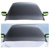 Adunsiaoto Parabrezza per Auto Inverno, Copertura Parabrezza Auto, Copri Parabrezza Auto Inverno con Copertura Specchietti, Ripiegabile Copertura Parabrezzas Ghiaccio Autos Accessori(Verde)