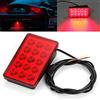 AUGMEAP 15 LED Stile F1 Terza Luce di Stop Posteriore Funzione Stroboscopica Luci Frenaggio Segnale Per Auto,Rosso