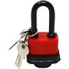stahl-design-tebart Lucchetto impermeabile da 30 mm con staffa alta - Robusto e resistente alle intemperie - Resistente alla corrosione e durevole - Ideale per cancelli, giardini, capannoni, garage e barche
