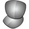 Saucer Lenti di ricambio premium per occhiali da sole Oakley Trillbe X OO9340, Alta definizione: blu ghiacciaio polarizzato, Taglia unica