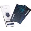 ATUVOS Air Tag Card Pro per Android & iOS, Dual System Ricaricabile Wallet Tracker Funziona con Google Funzioni Trova o Apple Dov'è APP, Smart Localizzatore per Portafoglio, Borse, Thin 1.6mm 2 Pezzo