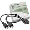 Villageboom USB Y Splitter 1 a 2 Cavo Micro USB per la Ricarica di 2 Dispositivi Contemporaneamente - Prodotto Con Valore Sociale