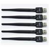 DM-Digital Adattatore Dongle WiFi USB-WiFi MT7601 Adattatore di scheda di rete wireless USB 2.0 Scheda per PC Desktop Portatile Decoder Ricevitori (confezione da 5 (MT7601-2dB))