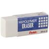 Pentel Gomma per matita di piombo, non abrasiva, senza lattice, 1,3 x 4,3 x 1,8 cm, 1 pezzo, colore: bianco, ZEH05