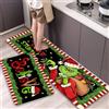 LIBRNTY 2 pezzi Tappetini da Cucina,Tappeto halloween,Tappeto passatoia Cucina Lavabile,Impermeabile,Resistente all'olio Durevole Tappetino zerbino Lavabile,per interni,40 * 60cm+40 * 120cm