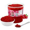 The Inspire Food Company POPPING BOBA - Sferette alla frutta per Bubble Tea - Lampone - 3.2 kg - nessun colorante artificiale, basso contenuto di zucchero, succo di frutta vero, 100% vegan e senza glutine