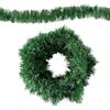 SUBRINGE Ghirlanda Natalizia 10M per Interno ed Esterno, Ghirlanda Albero di Natale Verde Realistica - Decorazione Natalizia per Scale, Porta Ingresso, Camino, Ringhiera, Parete, Finestra