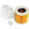 MI:KA:FI Filtro a Cartuccia con protezione filtro | per Kärcher Aspiratori solidi-Liquidi | WD2 + WD3 + WD2.200 + WD3.200 + WD3.300 M + WD3.500 P + SE4001 + SE4002 | come 6.414-552.0