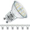 EACLL Lampadina a LED GU10, 4000 K, 6 W, sostituisce lampadine alogene da 100 W, confezione da 6 pezzi, luce bianca neutra, 735 lumen, AC 230 V, senza sfarfallio, angolo di diffusione 120°, non