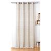 Linder Tenda con motivo ispirato Tweeds inglese, stile rustico, finitura occhielli canna di fucile - Colore lino e bianco, dimensioni 140 x 240 cm, 89% poliestere, 11% lino, collezione Harris