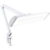 Neatfi Lampada da lavoro Ultra LED Touch Control, 45W, 270 LED SMD, larga 66 cm, 5 livelli di luminosità, dimmerabile (Bianco, Non-CCT con morsetto)